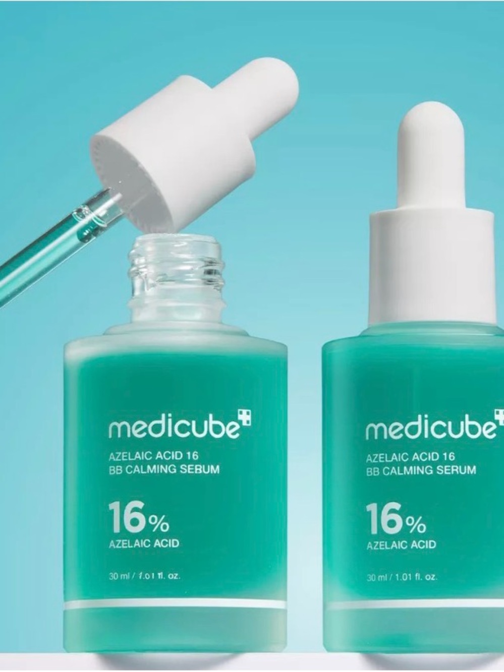 1 bottle of Medicube Azelaic Acid 16 BB Calming Serum - Turquoise